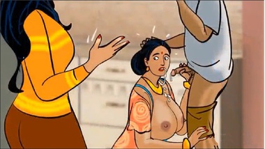 King And Queen Fucking Xxx - Busty Porn Queen Velamma Sucking Servant's Penis indian sex tube
